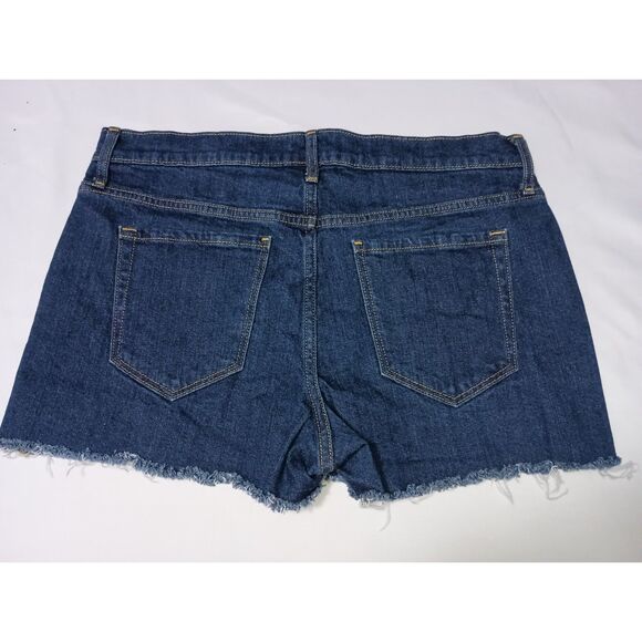 OLD NAVY:  Boyfriend Denim / Jean Shorts with Button Closure, Women's Size 8 - Picture 2 of 4